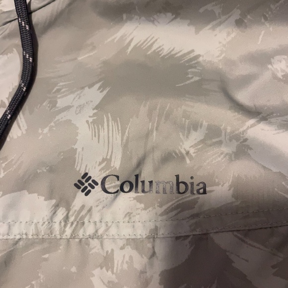 Columbia green camo long sleeve hooded windbreaker jacket NWT - Picture 4 of 9